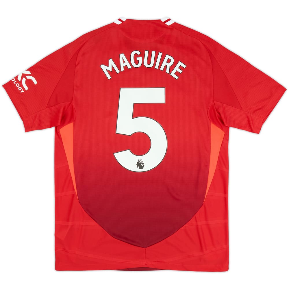 2024-25 Manchester United Authentic Home Shirt Maguire #5