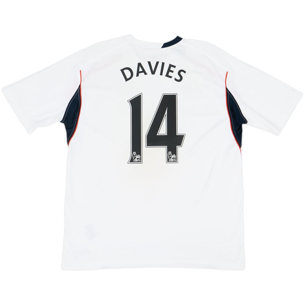 2007-08 Bolton Home Shirt Davies #14 - 6/10 - (XL)