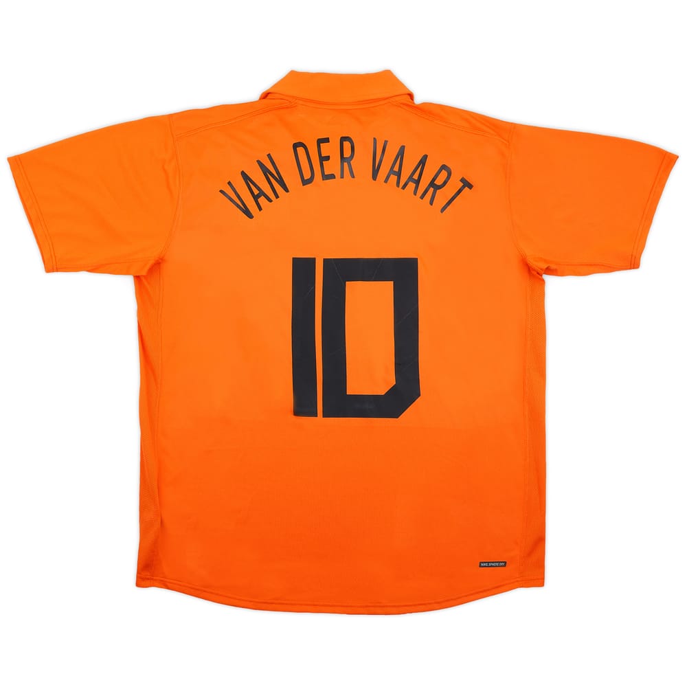 2006-08 Netherlands Home Shirt Van der Vaart #10 - 9/10 - (XL)