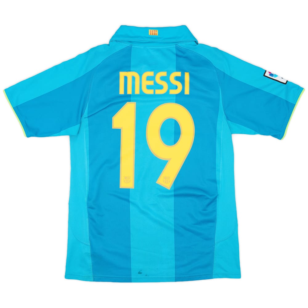 2007-09 Barcelona Away Shirt Messi #19 - 6/10 - (S)