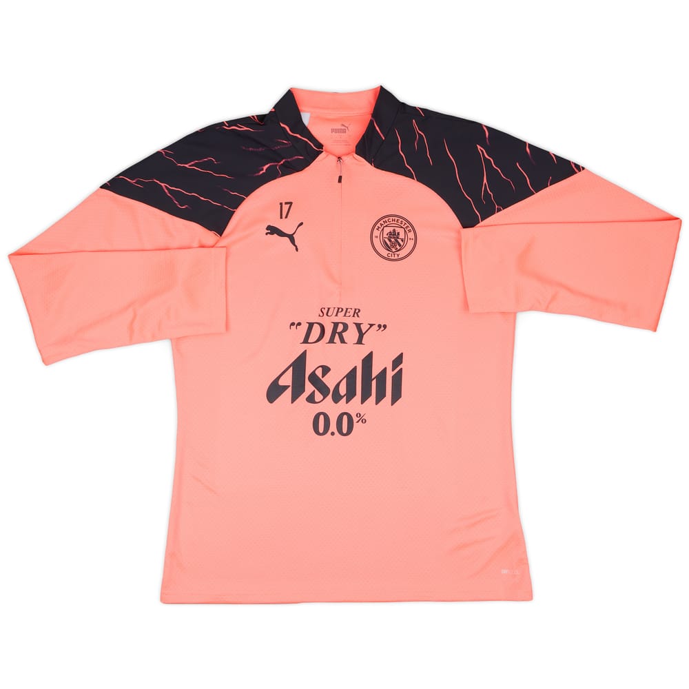 2023-24 Manchester City Player Issue 1/4 Zip Training Top #17 (De Bruyne) - (L)