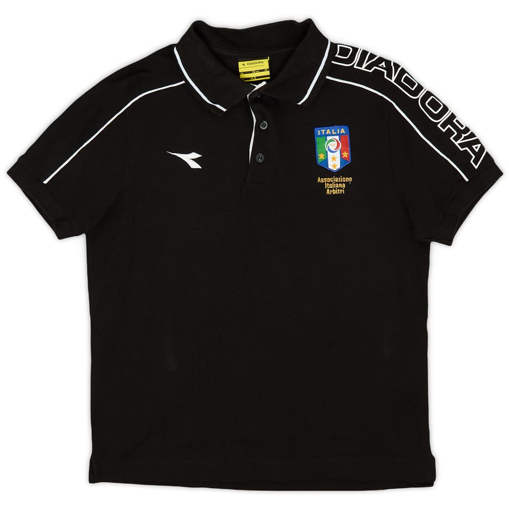 2010-11 Italy Referee Association Diadora Polo Shirt - 9/10 - (XL.Boys)