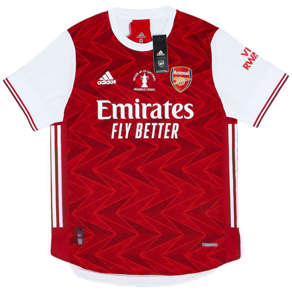 2020 Arsenal Player Issue FA Cup Final Home Shirt