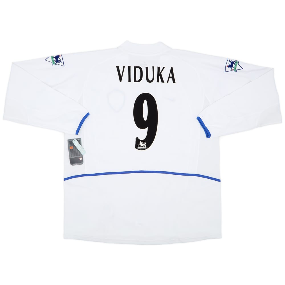 2002-03 Leeds United Home L/S Shirt Viduka #9 (XXL)