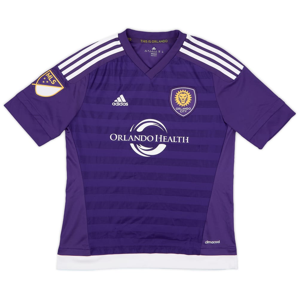 2015-16 Orlando City Home Shirt - 9/10 - (L.Boys)