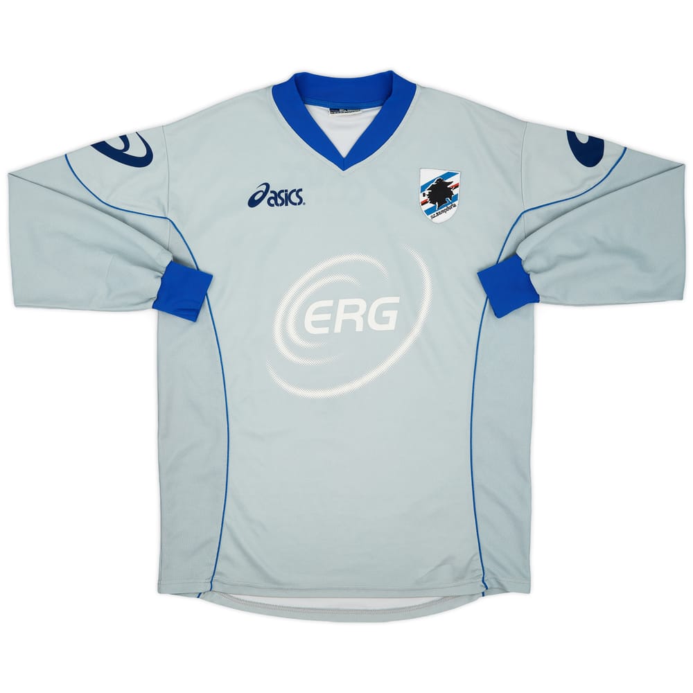 2003-04 Sampdoria Asics Training L/S Top - 6/10 - (XL)