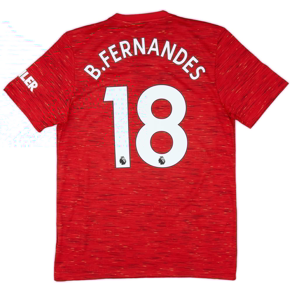 2020-21 Manchester United Home Shirt B.Fernandes #18 - 9/10 - (M)