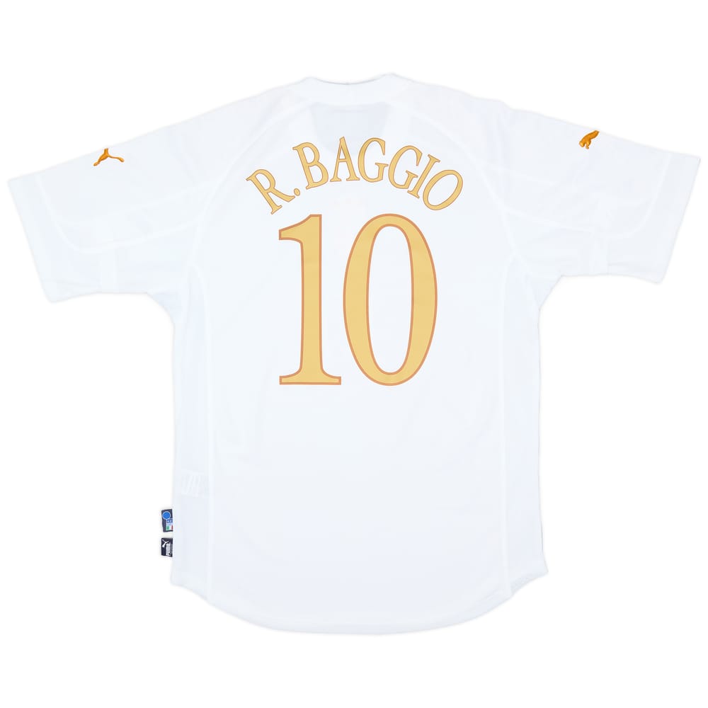 2004-06 Italy Away Shirt R. Baggio #10 (L)