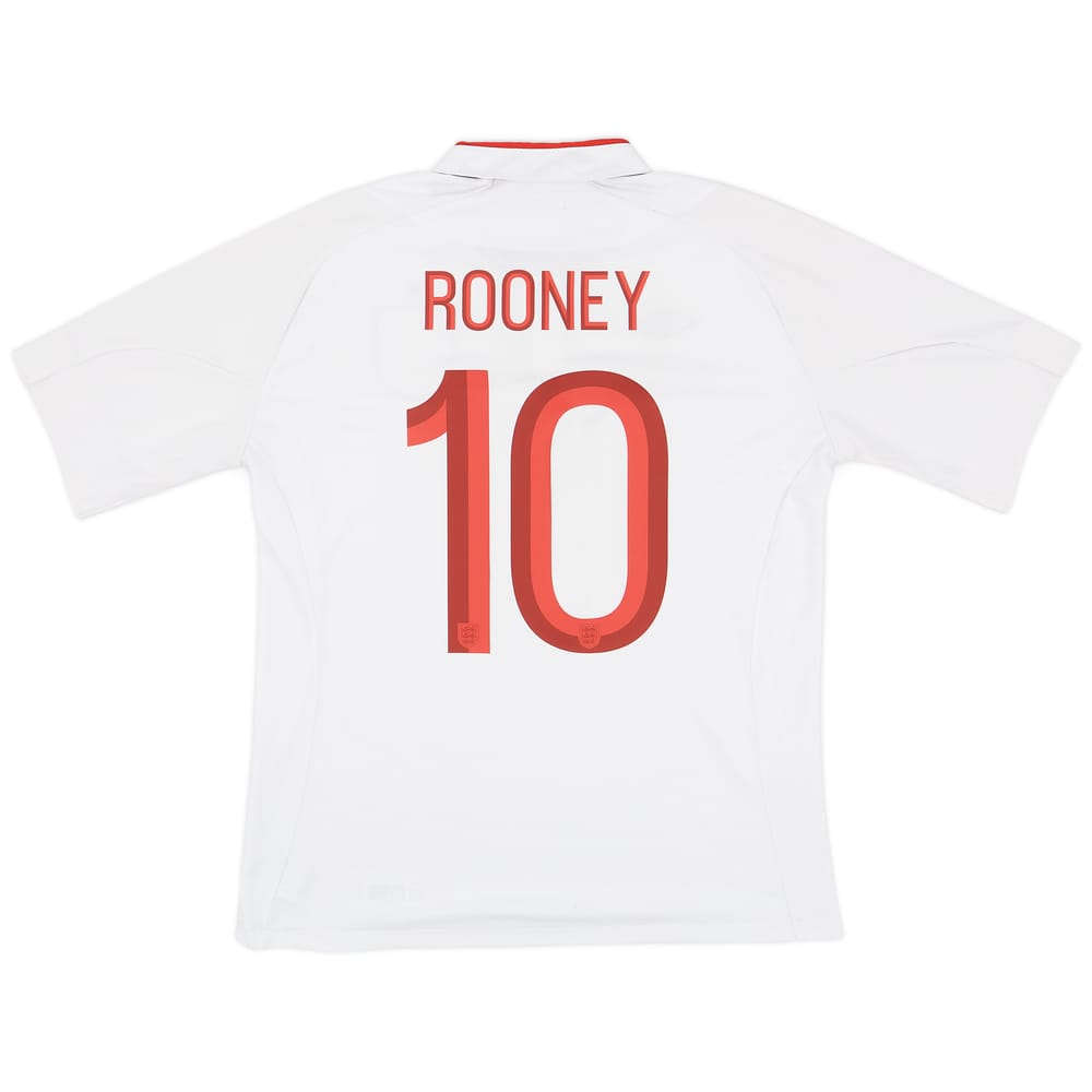 2012-13 England Home Shirt Rooney #10 - 7/10 - (M/L)