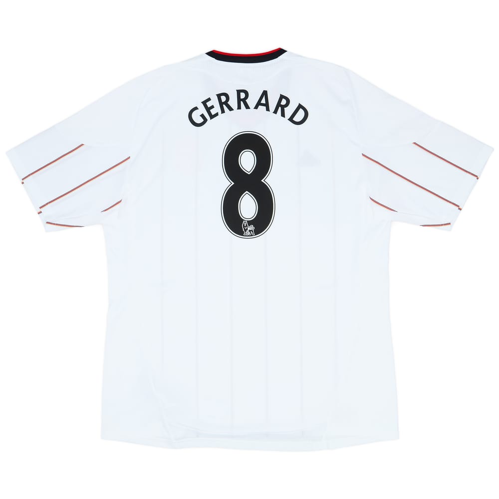 2010-11 Liverpool Away Shirt Gerrard #8 - 9/10 - (XXL)
