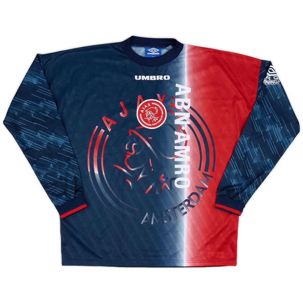 1995-96 Ajax Umbro Training L/S Shirt - 9/10 - (XL)