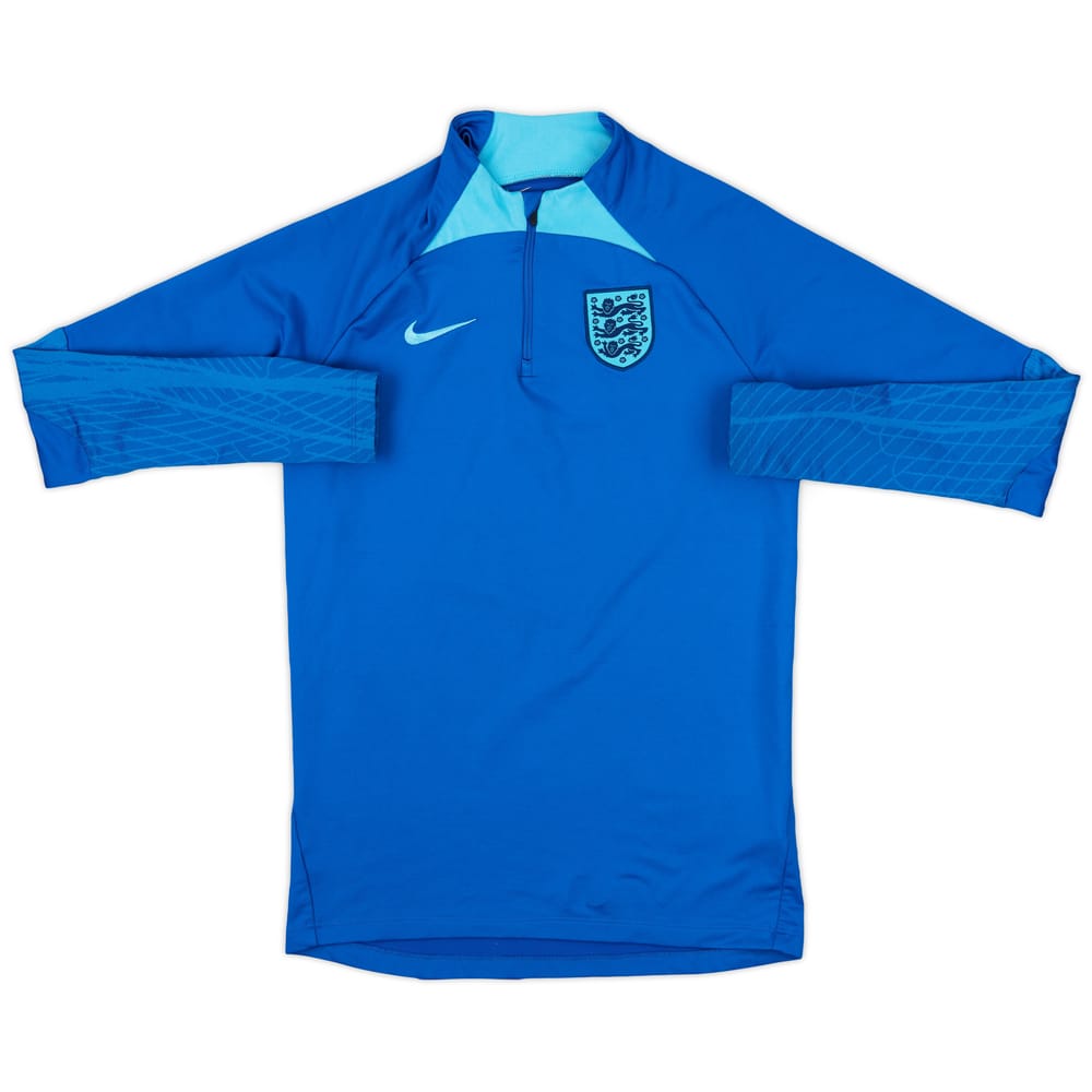 2022-23 England Nike 1/4 Zip Drill Top - 9/10 - (S)