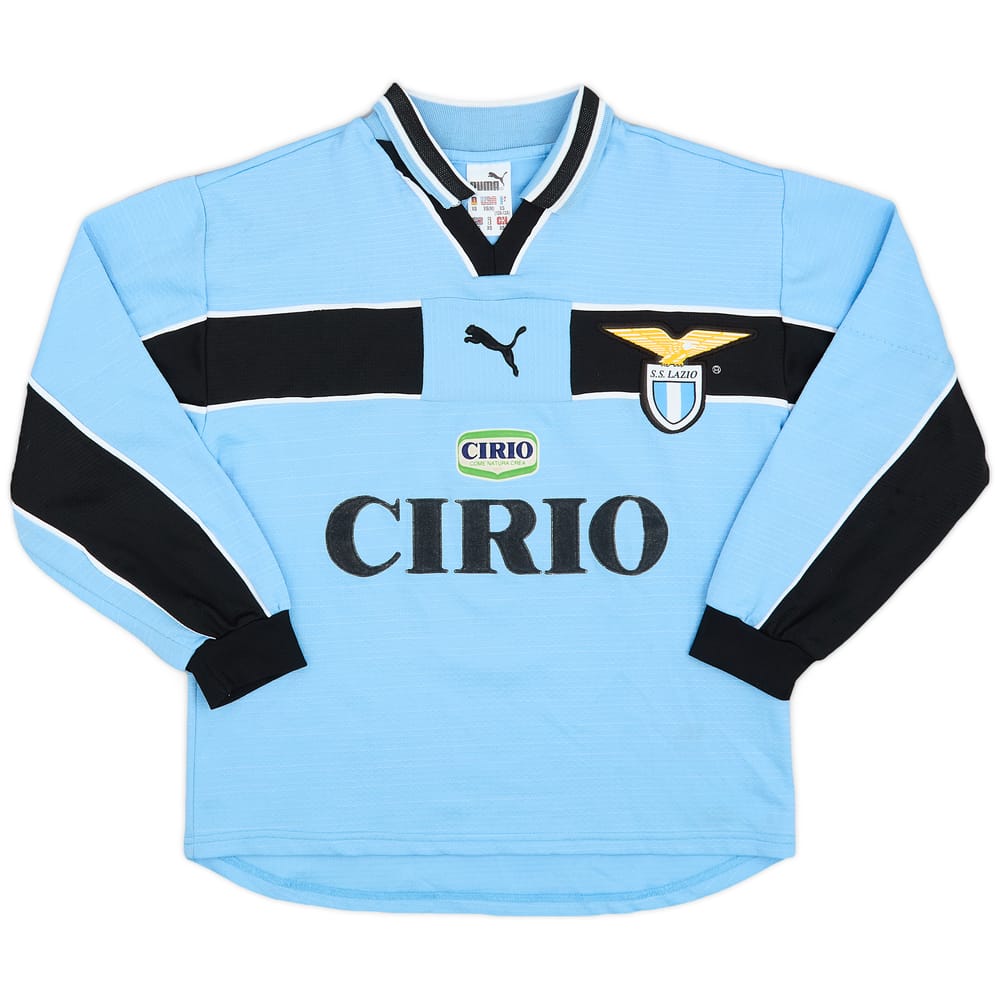 1998-00 Lazio Home L/S Shirt - 8/10 - (XS)