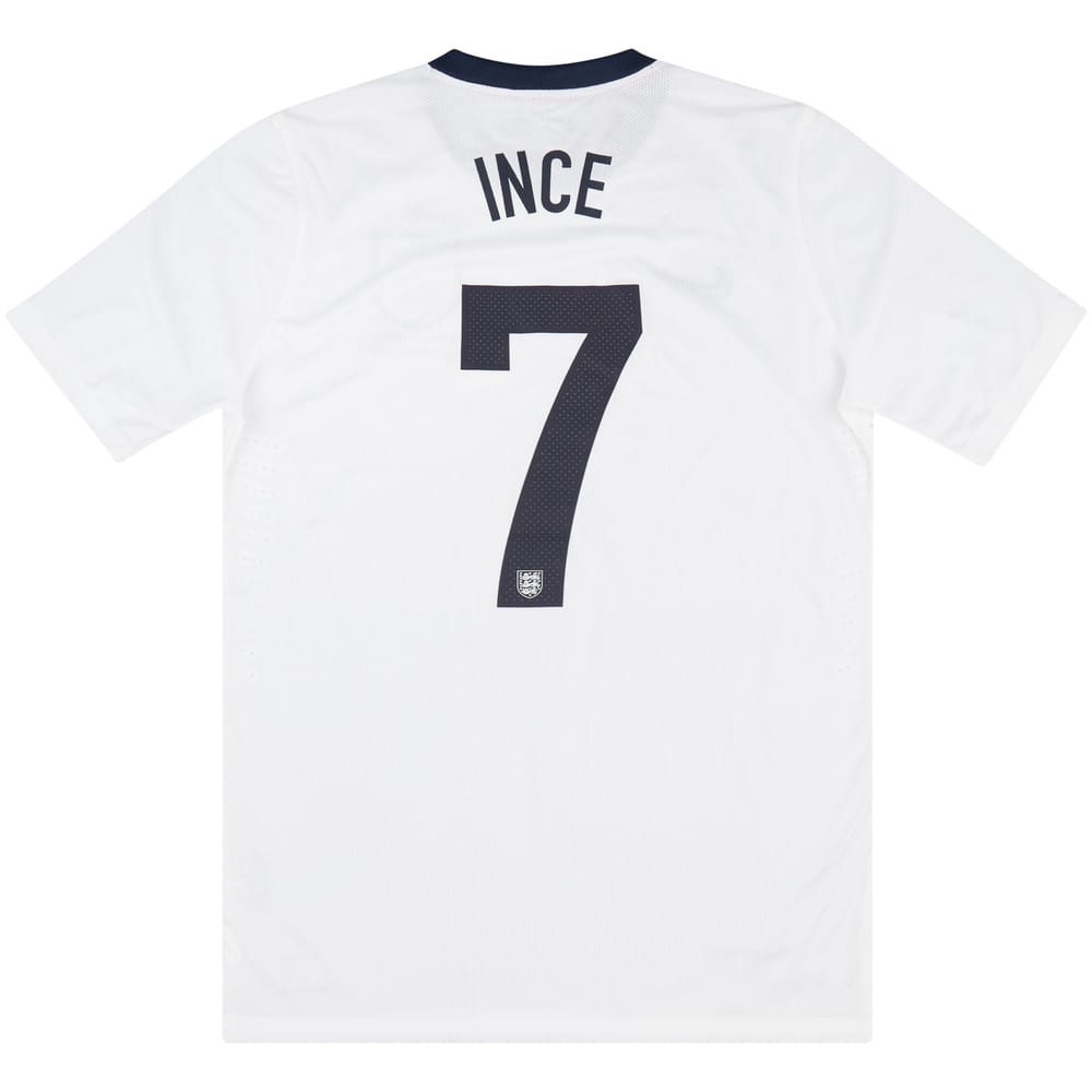 2013 England U-21 '150th Anniversary' Match Issue Home Shirt Ince #7