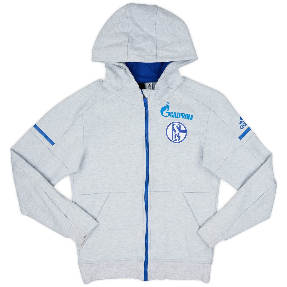 2017-18 Schalke adidas Track Jacket - 9/10 - (XS)