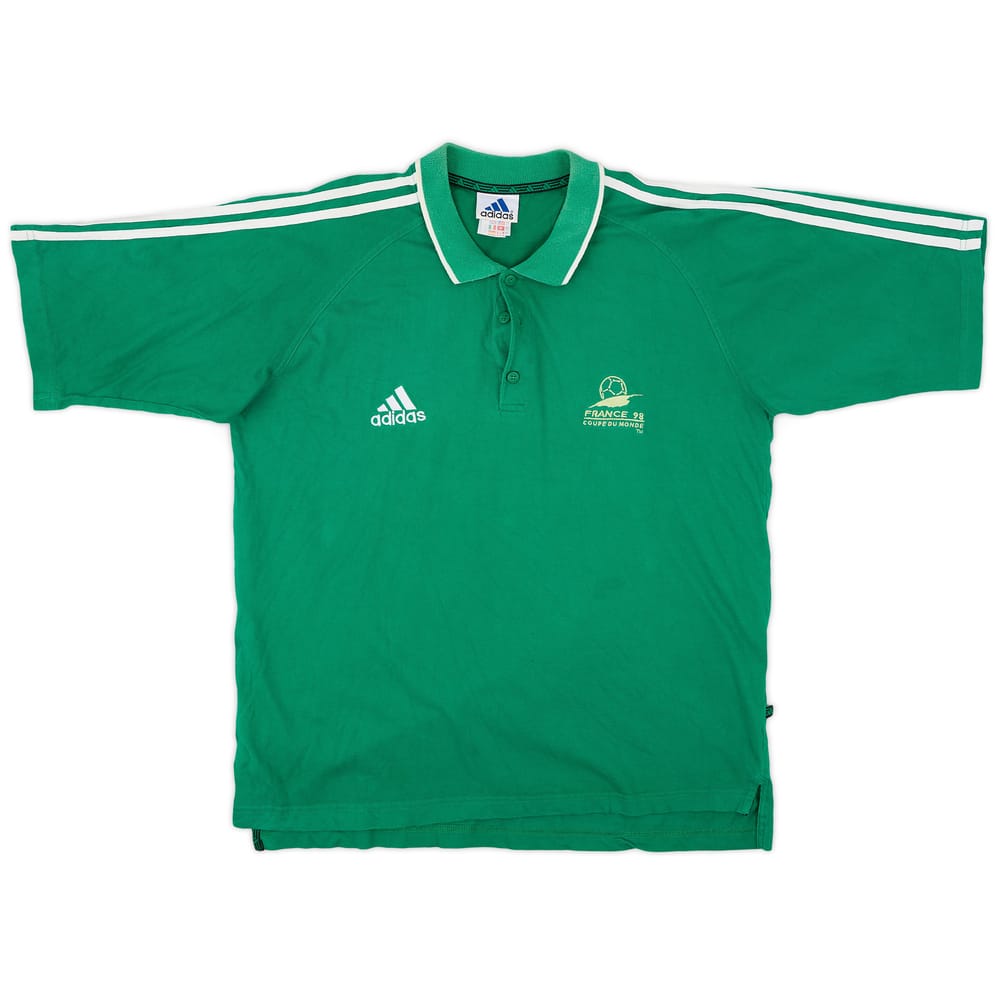 1998 France 98 Coupe Du Monde adidas Polo Shirt - 7/10 - (L)