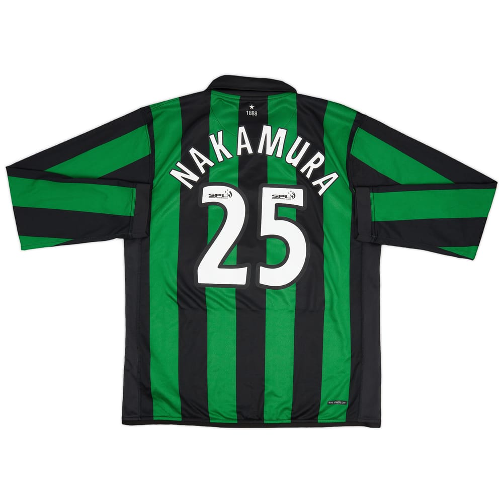 2006-08 Celtic Away L/S Shirt Nakamura #25 - 9/10 - (L)