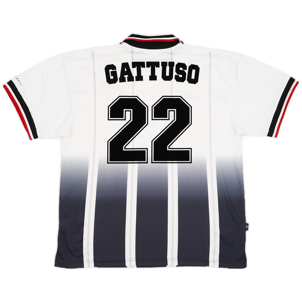 1997-99 Rangers Away Shirt Gattuso #22 - 9/10 - (XL)
