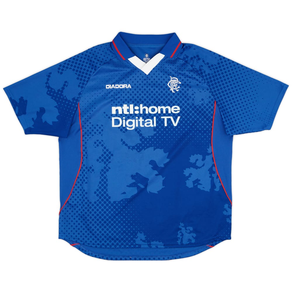 2002-03 Rangers Home Shirt - 9/10 - (XL)