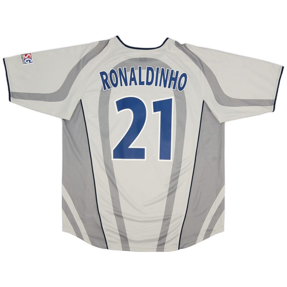 2001-02 Paris Saint-Germain Away Shirt Ronaldinho #21 - 8/10 - (XL)