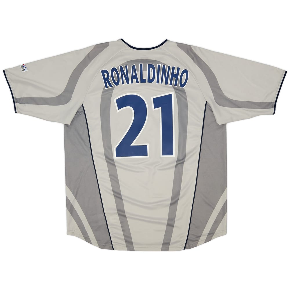 2001-02 Paris Saint-Germain Away Shirt Ronaldinho #21 - 7/10 - (XL)