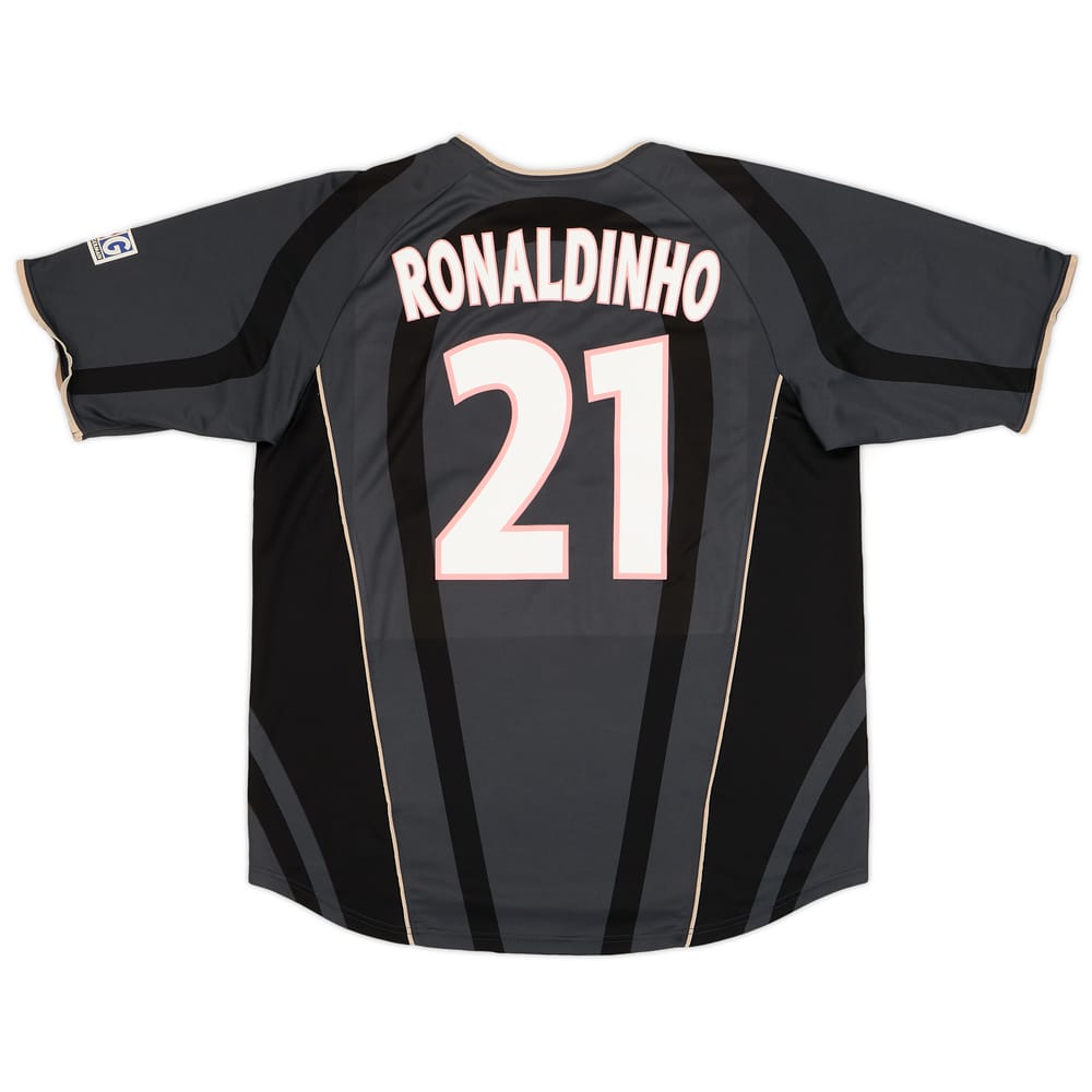 2001-02 Paris Saint-Germain Third Shirt Ronaldinho #21 - 5/10 - (XL)