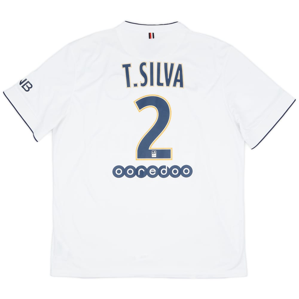 2014-15 Paris Saint-Germain Away Shirt T.Silva #2 - 9/10 - (XL)