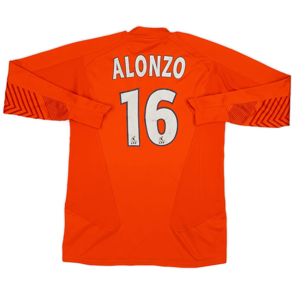 2005-06 Paris Saint-Germain GK Shirt Alonzo #16 - 6/10 - (L)