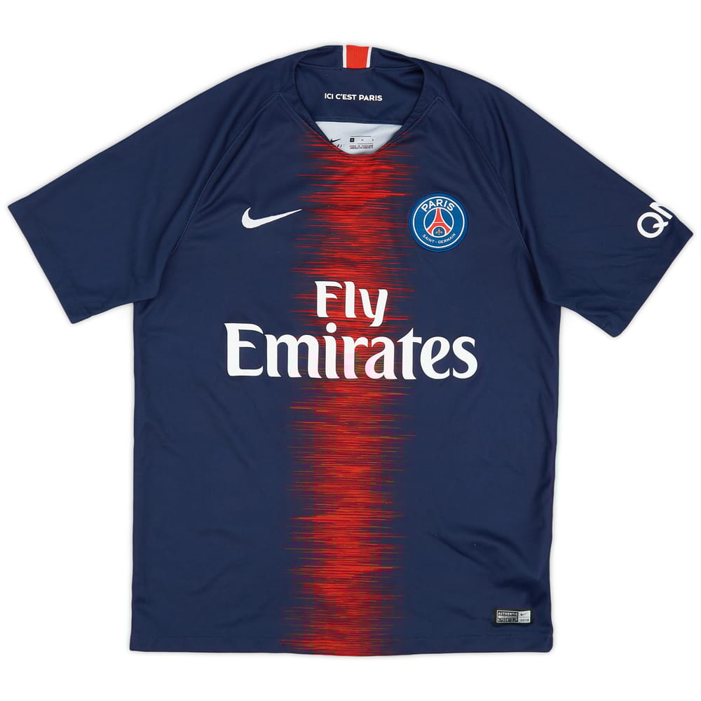 2018-19 Paris Saint-Germain Home Shirt - 9/10 - (M)