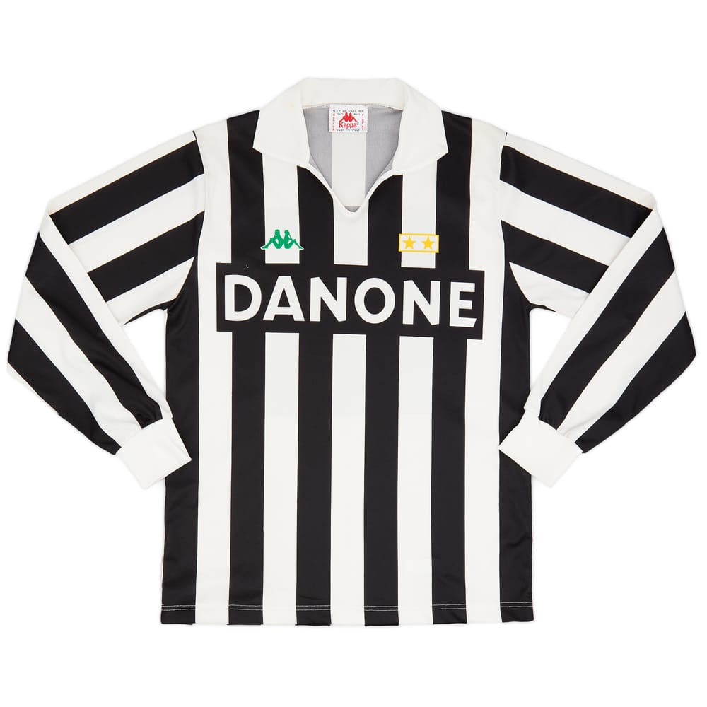 1992-94 Juventus Basic Home L/S Shirt - 8/10 - (S)