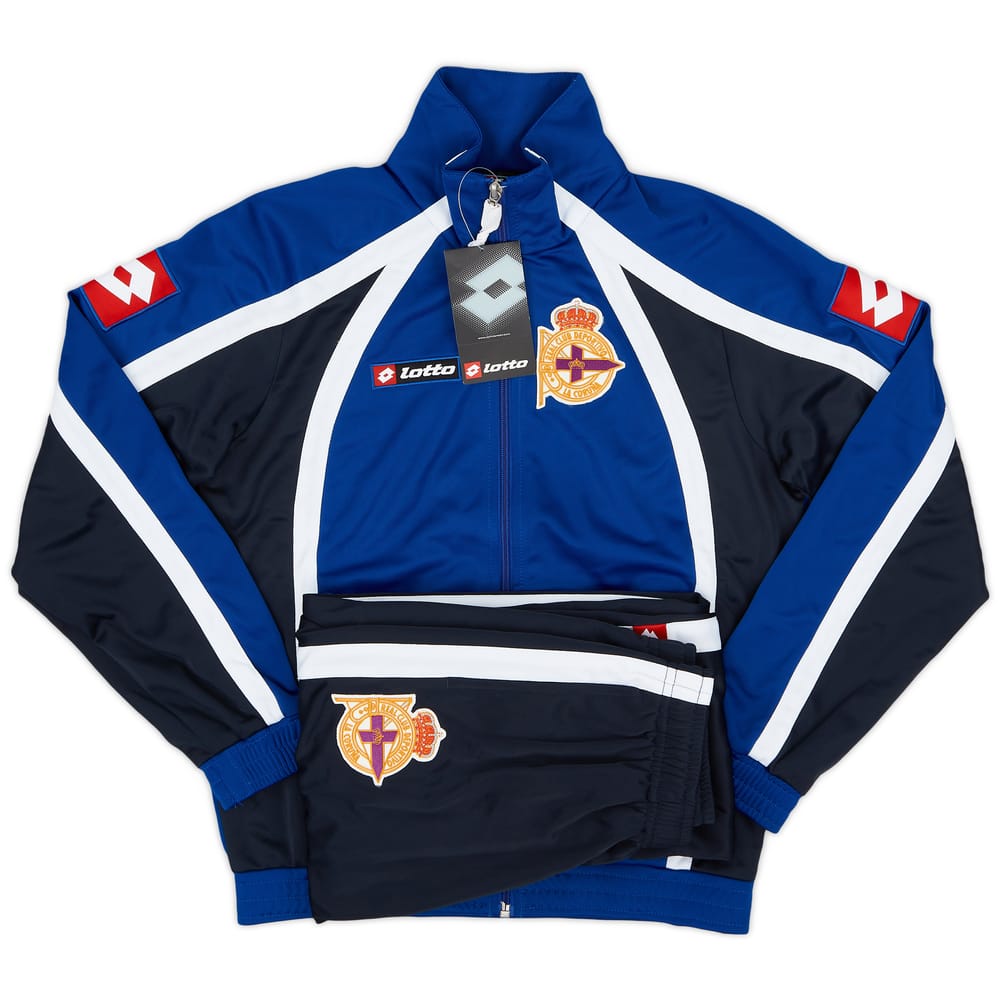 2010-11 Deportivo Lotto Tracksuit (M)