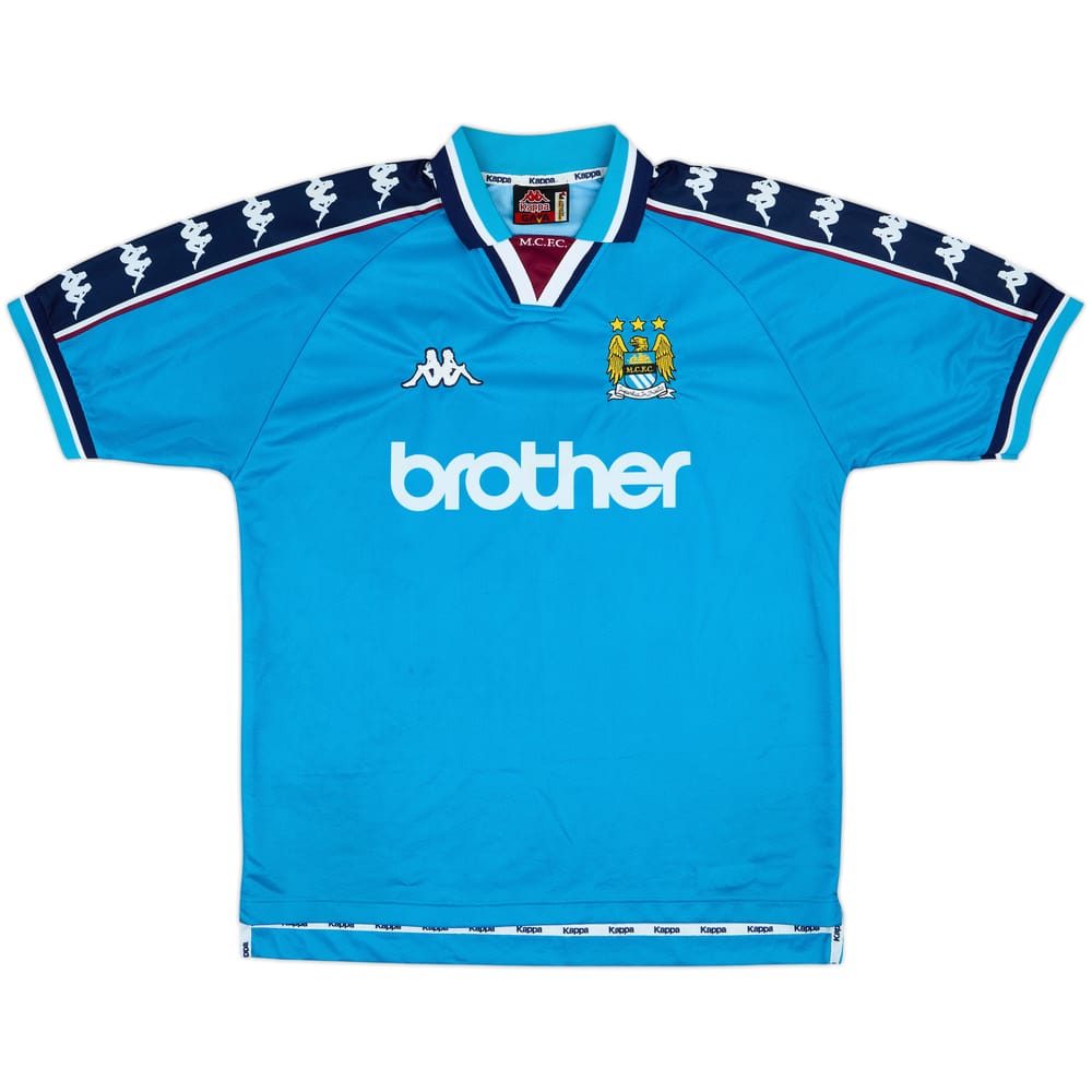 1997-99 Manchester City Home Shirt - 8/10 - (L)