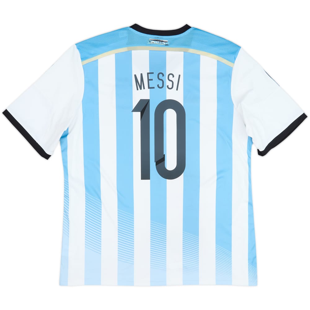 2013-15 Argentina Home Shirt Messi #10 - 6/10 - (XXL)