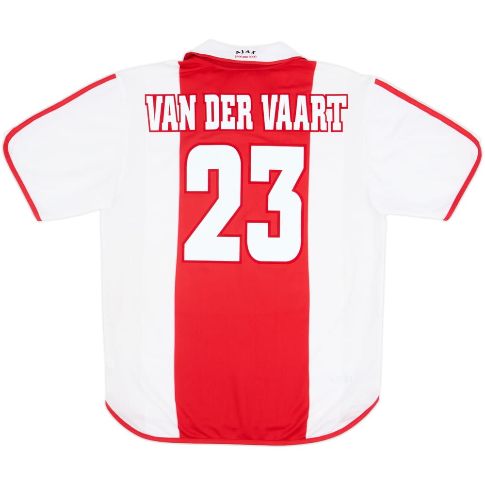 2000-01 Ajax Centenary Home Shirt Van Der Vaart #23 - 8/10 - (L)