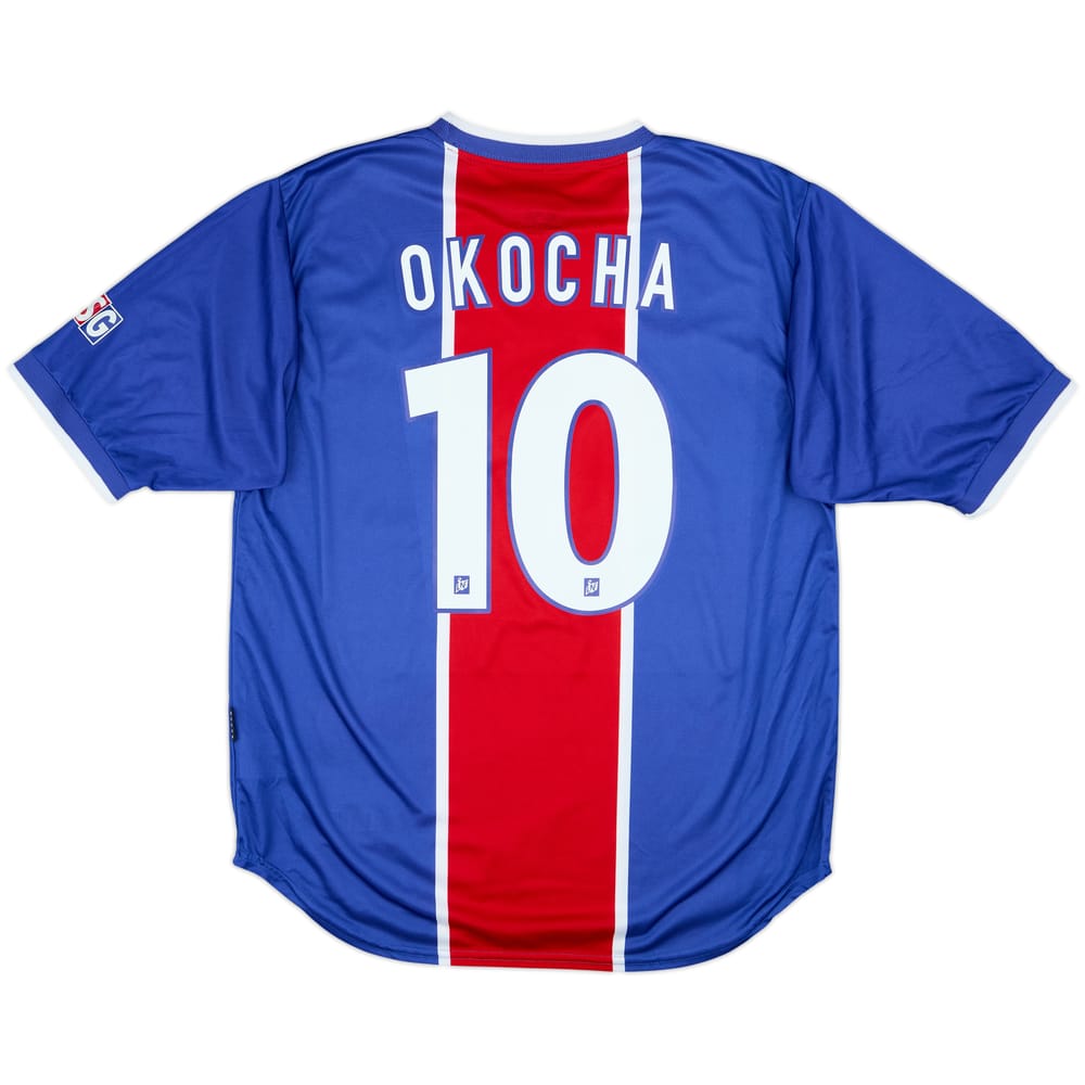 1999-00 Paris Saint-Germain Home Shirt Okocha #10 - 8/10 - (L)