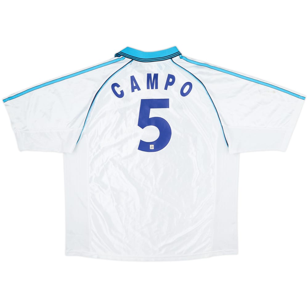 1998-99 Olympique Marseille Home Shirt Campo #5 - 7/10 - (XL)