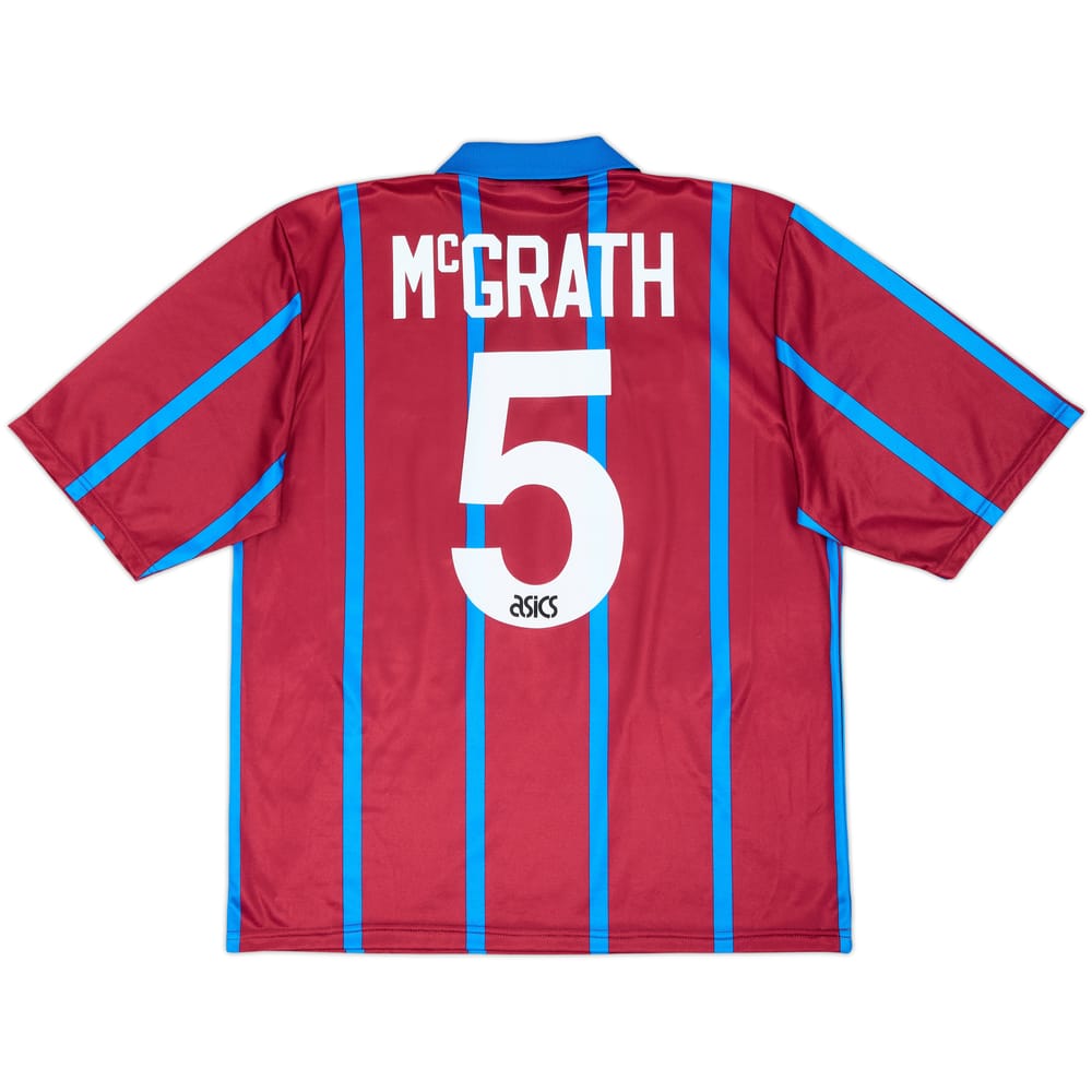 1993-95 Aston Villa Home Shirt McGrath #5 - 9/10 - (L)