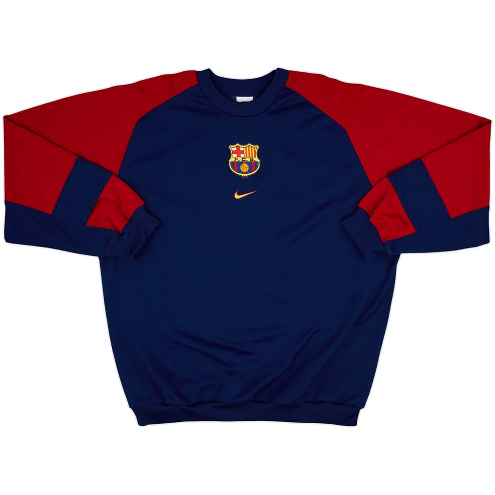1998-00 Barcelona Nike Sweat Top - 8/10 - (L)