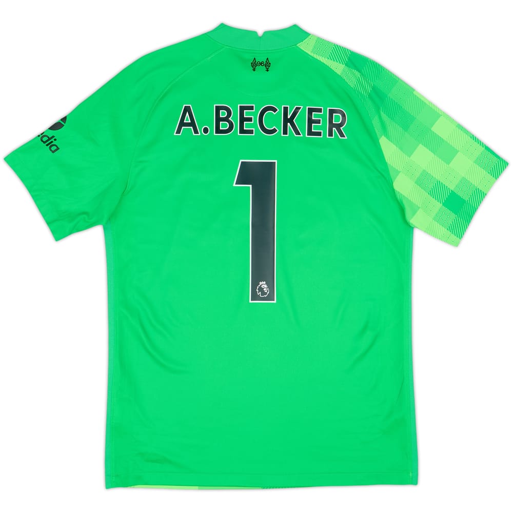 2021-22 Liverpool GK Shirt A.Becker #1 - 10/10 - (M)