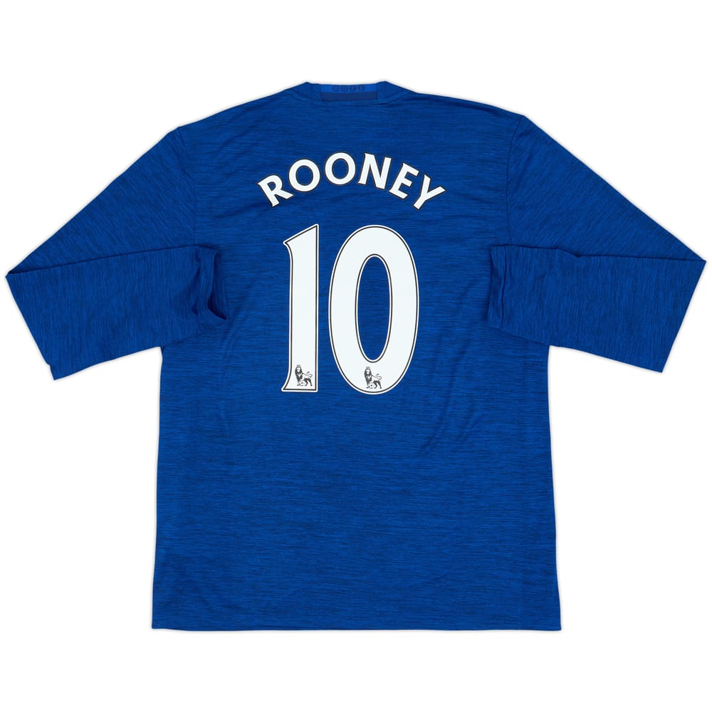 2016-17 Manchester United Away L/S Shirt Rooney #10 - 7/10 - (L)