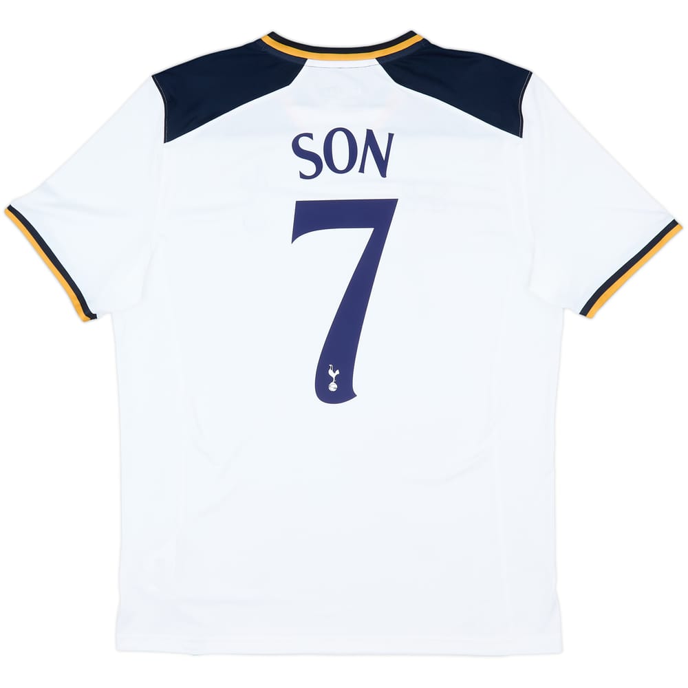 2016-17 Tottenham Home Shirt Son #7 - 8/10 - (XL)