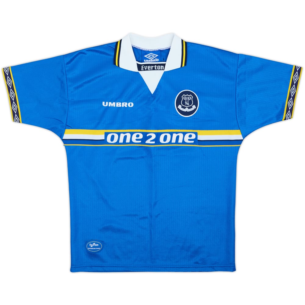 1997-99 Everton Home Shirt - 10/10 - (L.Boys)