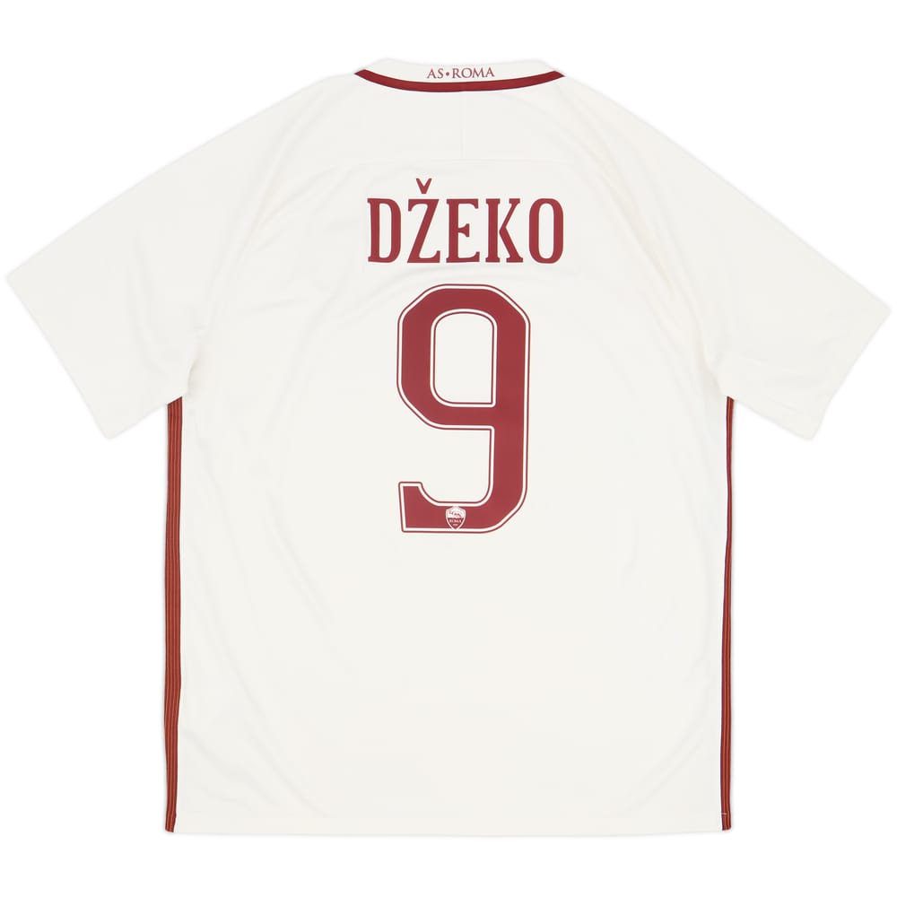 2016-17 Roma Away Shirt Dzeko #9 - 8/10 - (XL)