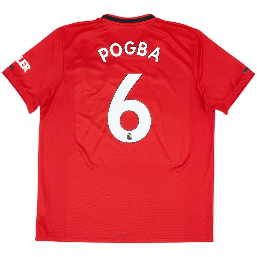 2019-20 Manchester United Home Shirt Pogba #6 - 7/10 - (XL)