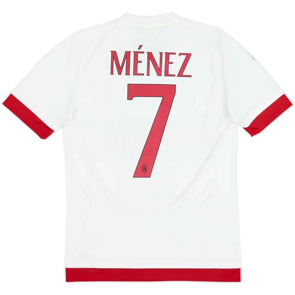 2015-16 AC Milan Away Shirt Menez #7 - 6/10 - (S)