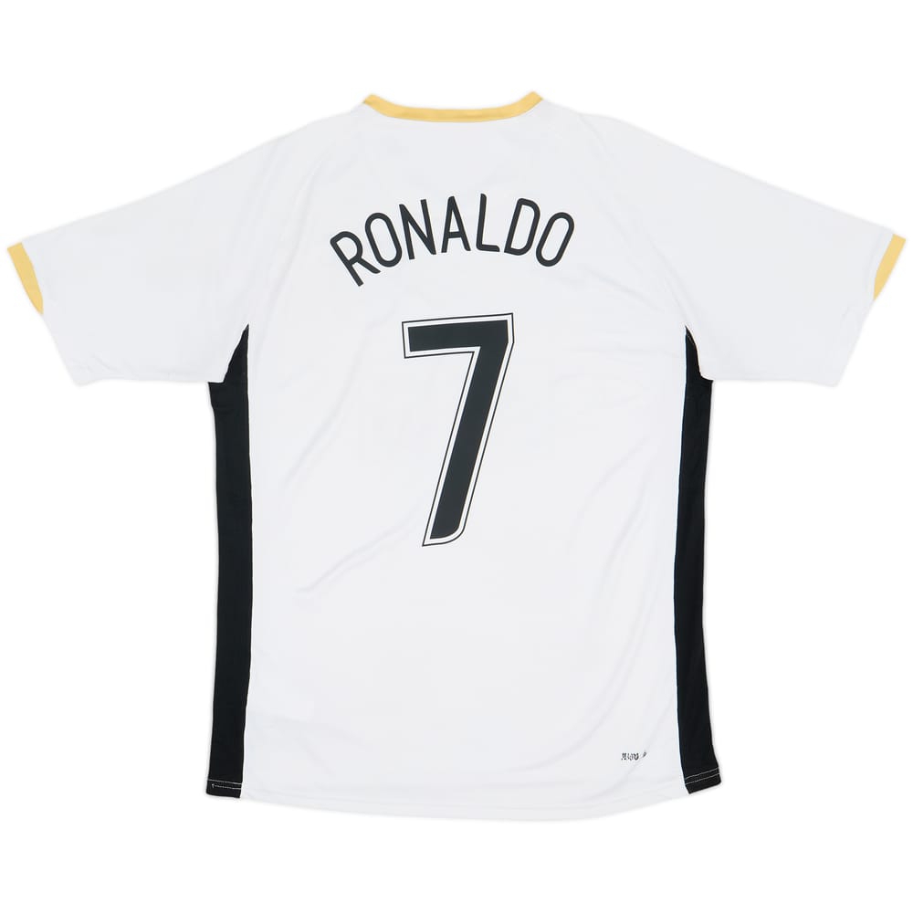 2006-08 Manchester United Camiseta Visitante Ronaldo #7 - 6/10 - (L)