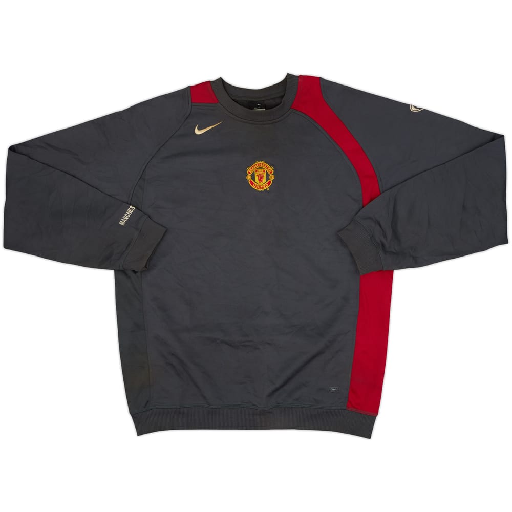 2004-05 Manchester United Nike Sweat Top - 7/10 - (L)