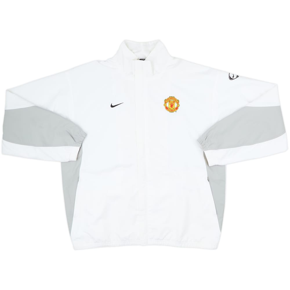 2003-04 Manchester United Player Issue Nike Track Jacket - 9/10 - (L)