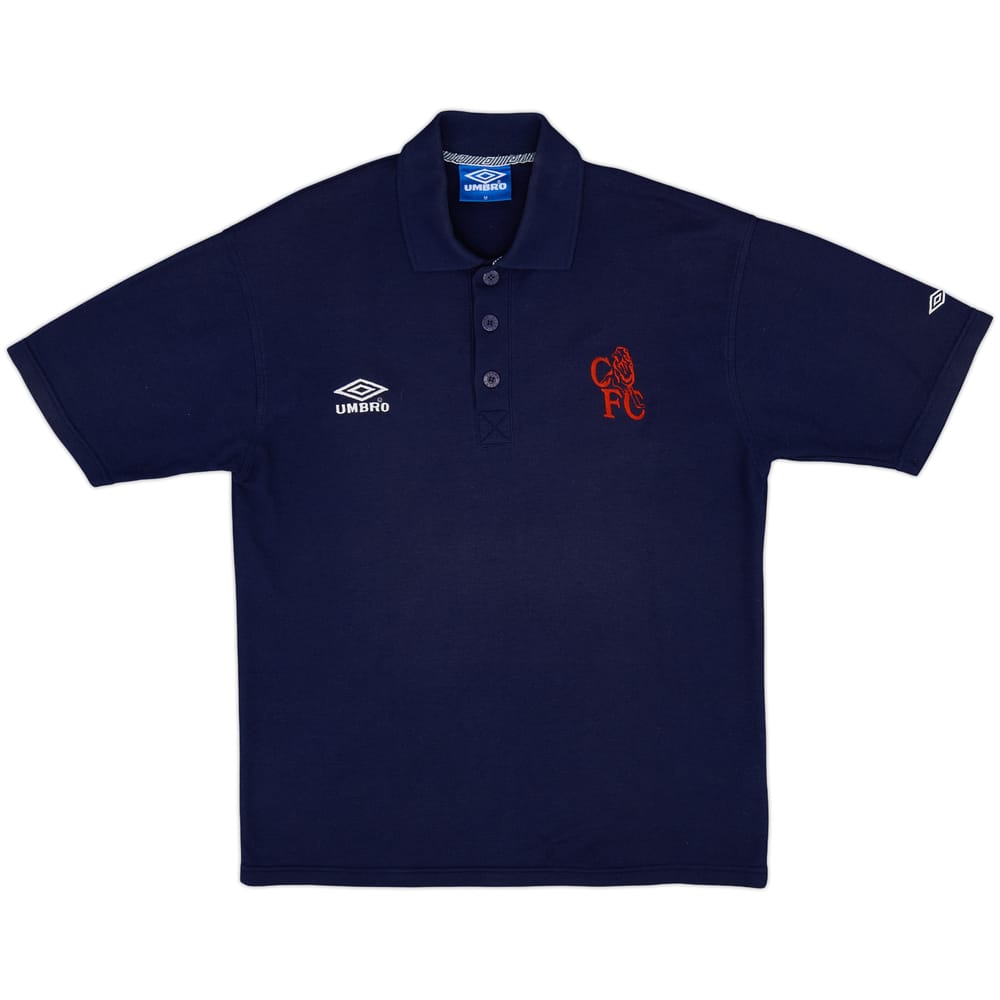 1999-01 Chelsea Umbro Polo Shirt - 9/10 - (M)