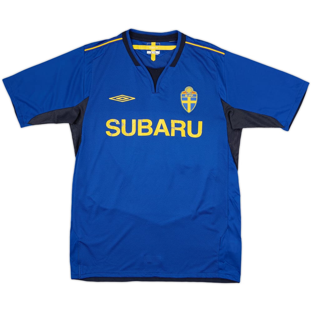 2004-06 Sweden Away Shirt #14 - 5/10 - (M)